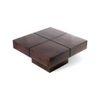 Montreal Sheesham Wood Coffee Table In Walnut Finish