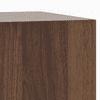 Zoey Engineered Wood 3 Door Wardrobe With Mirror in Classic Walnut Finish