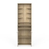 Bluewud Shubh Engineered Wood Prayerut In European Oak & White Finish