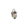 Ivory Multicolor Mosaic Glass Wall Mounted Lamp (Oval )