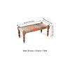 Oakville Sheesham Wood 2 Seater Maachi Bench In Assorted Multi-Colour Chindi & White Rope Canning