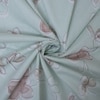 Qari Green Shade Floral 400 TC Cotton Flat Double Queen Size Bedsheet with 2 Pillow Covers – Threads