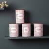 Elegant Striped Jars And Canister Set Of 4 For Tea Coffee Sugar And Namkeen