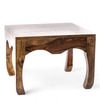 Lyon Sheesham Wood Coffee Table In Teak Finish