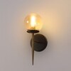 Eliante Modern Wall Lights Mild Steel & Glass Material Brown, Gold & Champaign Finish