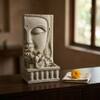 Water Fountain Lotus Buddha Serenity Water Fountain in Sandstone Colour