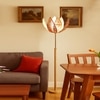Devansh Wood & Metal Floor Lamp