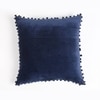Soft Touch Cushion Cover In Indigo