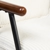 Antho Fabric Dining Chair in Ivory Colour