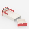 Sweet Slumber Toddler Bed in Red