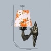 Devansh Metal Electric Wall Light in Antique Gold Colour with Multi Shade Count of 1 Light