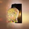 Devansh Solid Wood Electric Wall Light in Brown Colour with Multi Shade Count of 1 Light