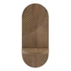 Gabe Solid Wood Wall Shelf In Golden Ash Finish