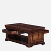 Sheesham Wood Coffee Table In Scratch Resistant Provincial Teak Finish