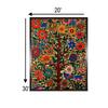 Madhubani Canvas Wall Prints Canvas Wall Prints Set of 1 Multicolor Matte