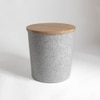 Mia Rubberwood Outdoor Coffee Table In Grey Finish