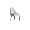 Lili Solid Wood Accent Chair in Cream Colour