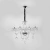 Paris 8 Arm Chrome and Clear Crystal Chandelier