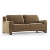 Farina Luxe 3 Seater Fabric Sofa in Fawn Velvet Colour