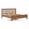 Raynor Solid Wood King Size Bed Without Storage (Amber Walnut Finish)