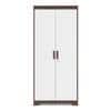 Miller 2 Door Wardrobe With Lock in Two Tone Finish
