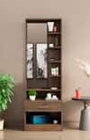 Hexa Red Wooden Dressing Table in Flower Wenge Colour