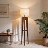Jet Beige Jute Floor Lamp with Beige Jute Base