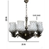 Devansh Gold Antique Wall Mounted Lamp With Off-White Cotton Shade