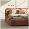 Casa Haven Relax King Size Bed in velvet With Engineered Hardwood Frame & Hydraulic Storage