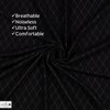 Premium Jacquard Polyester Waterproof Mattress Protector for Double Size In Black Colour 78x83