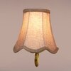 Devansh Gold Wall Mounted Lamp With Beige Jute Shade