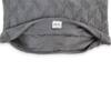 Rio Blue Grey Cotton Knitted Decorative Cushion Cover 12 x 20 Inches