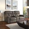Harris Two Seater Entertainment Recliner Carbon Grey Colour