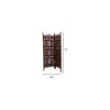 Zehra Solid Wood 4 Panel Room Divider