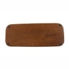 Metalsmith Wooden Serving Tray with Metal Handle Walnut Finish