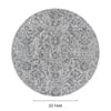 Neulooms Handloom Knotted Reversible Flatweave Round Rug Olive Green or Ivory 10ft