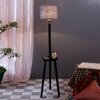 Gates Blue Cotton Shade Floor Lamp