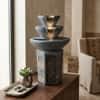Water Fountain Regal Tiered Bowl Water Fountain in Multicolor Colour