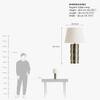 Saguaro Handicrafted Table Lamp in Green and White Colour