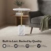 Ciro Toronto Side Table in Gold Finish