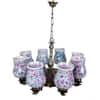 Devansh Metal Electric Wall Light in Multi Colour with Multi Shade Count of 2 Lights