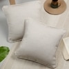 Set Of 2 Rib  Square Cushion Covers