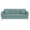 Daraco Velvet 3 Seater Sofa in Tourquise Color