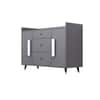 Hexa Red Multipurpose Storage Cabinet With 3 Drawer 2 Door in Slate Grey Colour