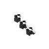 Zuum Solid Wood One Seater Motorized Recliner in Black Colour
