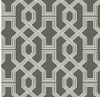 Lark Printed Infinity Grid Fabric Lounge Chair in Green Colour