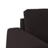 Granada Premium 3 Seater Fabric Sofa in Deep Brown Velvet Colour