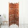 Laurentine Solid Wood 4 Panel Room Divider