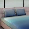 Stoa Paris 300TC UltrSatin Double Bedsheet Set Satin Double Blue Green