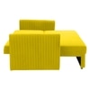 Melano 3 Seater Pull Out Sofa cum Bed  in Yellow Colour